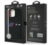 Etui BMW Silicone Middle Stripe MagSafe do iPhone 16 Pro Max Czarny