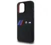 Etui BMW Silicone Middle Stripe MagSafe do iPhone 16 Pro Max Czarny