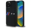 Etui BMW Silicone Middle Stripe MagSafe do iPhone 16 Pro Max Czarny