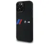 Etui BMW Silicone Middle Stripe MagSafe do iPhone 16 Pro Max Czarny