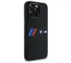 Etui BMW Silicone Middle Stripe MagSafe do iPhone 16 Pro Max Czarny