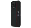 Etui BMW Silicone Hexagon Red Line MagSafe do iPhone 16 Pro Max Czarny