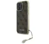 Etui Guess 4G Charms Collection do iPhone 16 Pro Max Brązowy