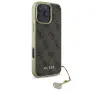 Etui Guess 4G Charms Collection do iPhone 16 Pro Max Brązowy
