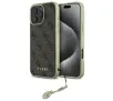 Etui Guess 4G Charms Collection do iPhone 16 Pro Max Brązowy