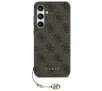 Etui Guess 4G Charms Collection do Samsung Galaxy S24 FE Brązowy