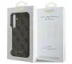 Etui Guess 4G Charms Collection do Samsung Galaxy S24 FE Brązowy