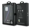 Etui BMW M Edition Carbon Tricolor Lines & Strap do iPhone 16 Pro Czarny