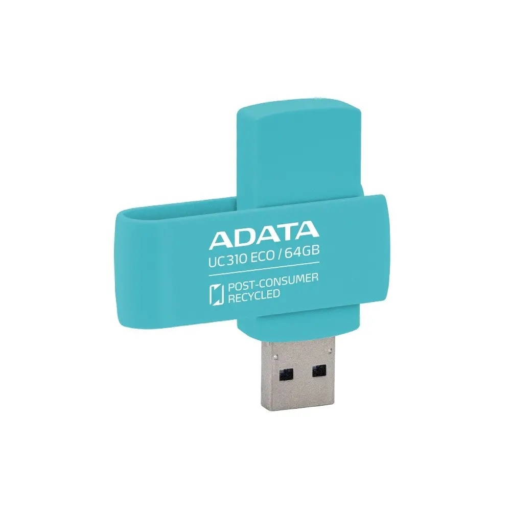 PenDrive Adata UC310 Eco 64GB USB 3.2 Zielony