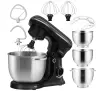 Robot planetarny Zeegma Planeet Trio Cream 1500W 3 misy Czarny
