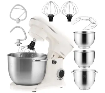 Robot planetarny Zeegma Planeet Trio Cream 1500W 3 misy