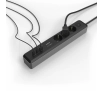 Listwa Hama 223192 3 gniazda 1,4m USB PD 100W Czarny