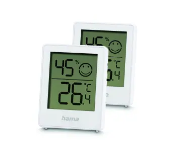 Termometr i higrometr Hama Baros Biały