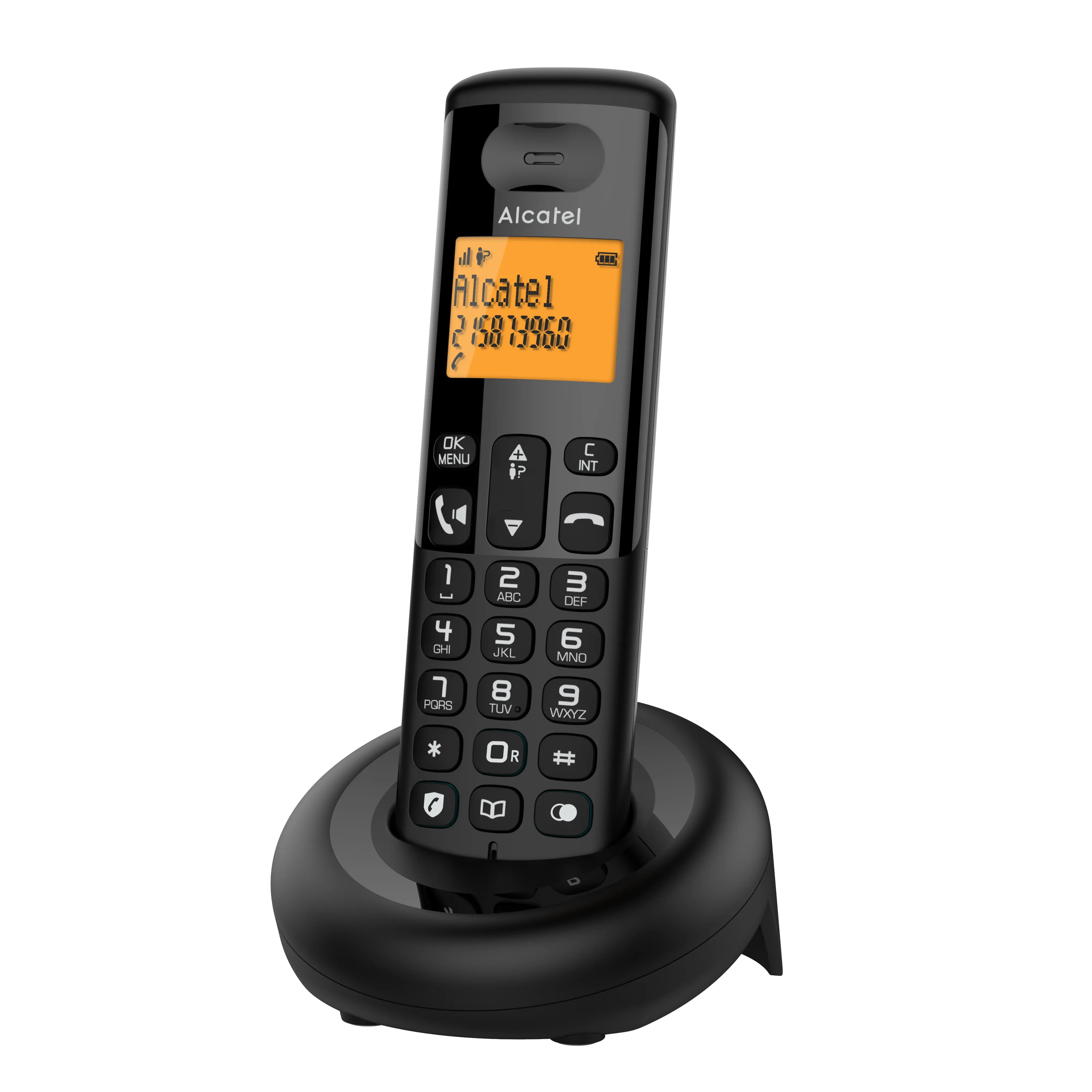 Telefon ALCATEL E260 Czarny