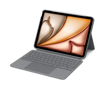 Etui na tablet Logitech Combo Touch z klawiaturą do iPada Air 11" M2 UK Szary