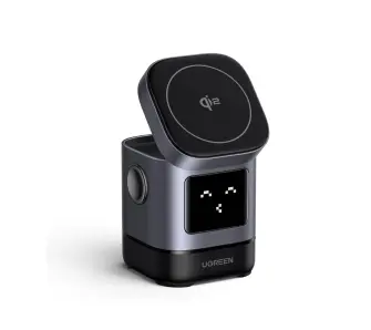 Ładowarka indukcyjna UGREEN 2w1 Uno W709 USB-C 25W + kabel USB-C do USB-C 1m