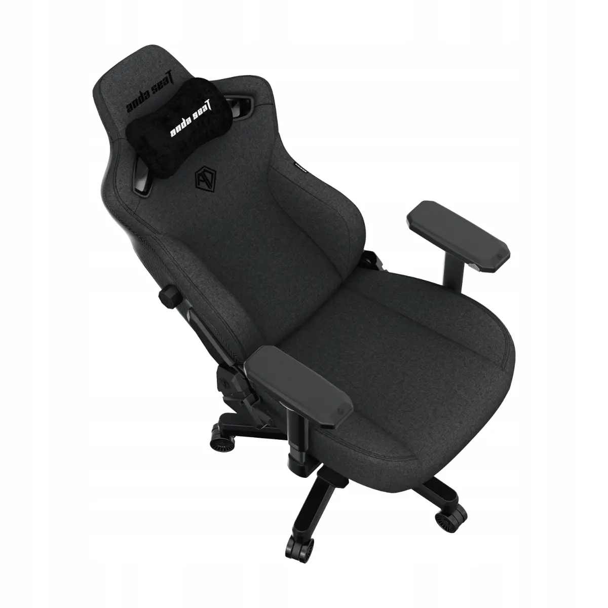 Fotel Anda Seat Kaiser 3 XL Gamingowy do 150kg Tkanina Ciemnoszary