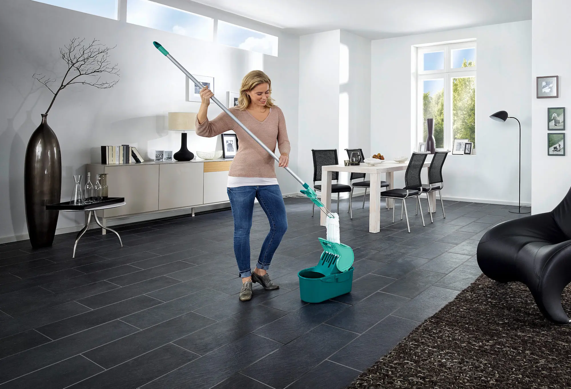 Mop płaski Leifheit Profi Compact 55092