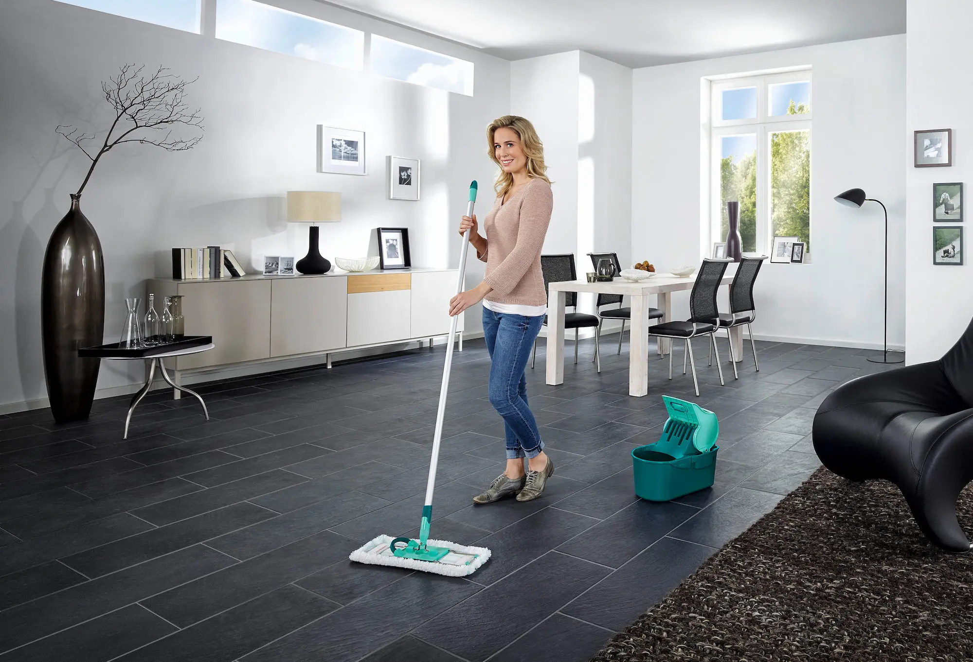 Mop płaski Leifheit Profi Compact 55092