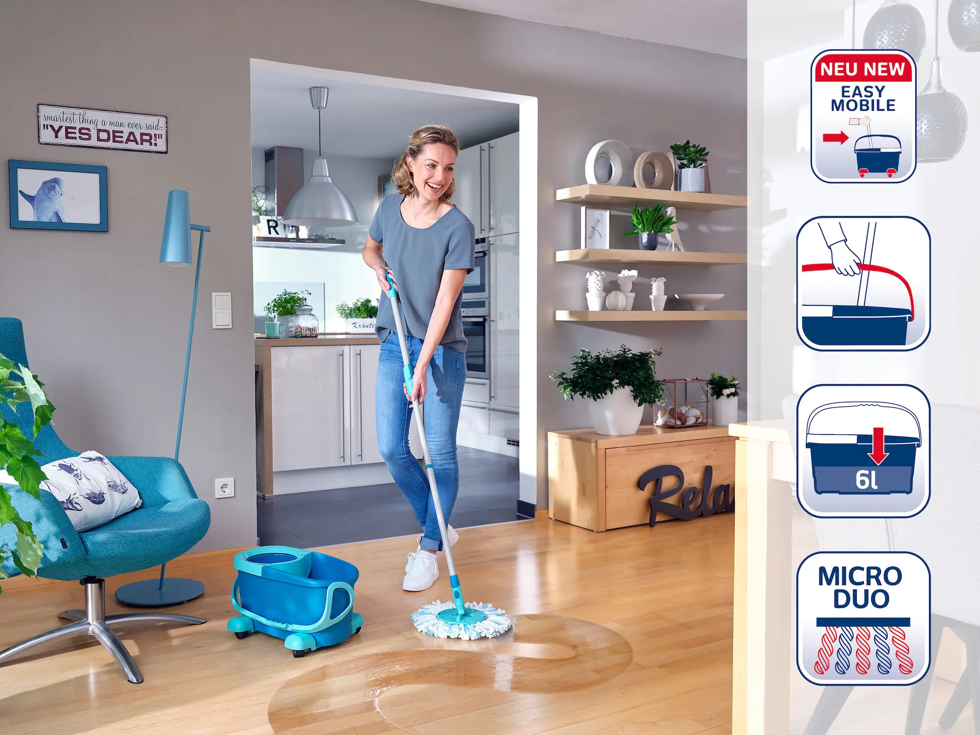 Mop obrotowy Leifheit Clean Twist Mop Ergo 52102
