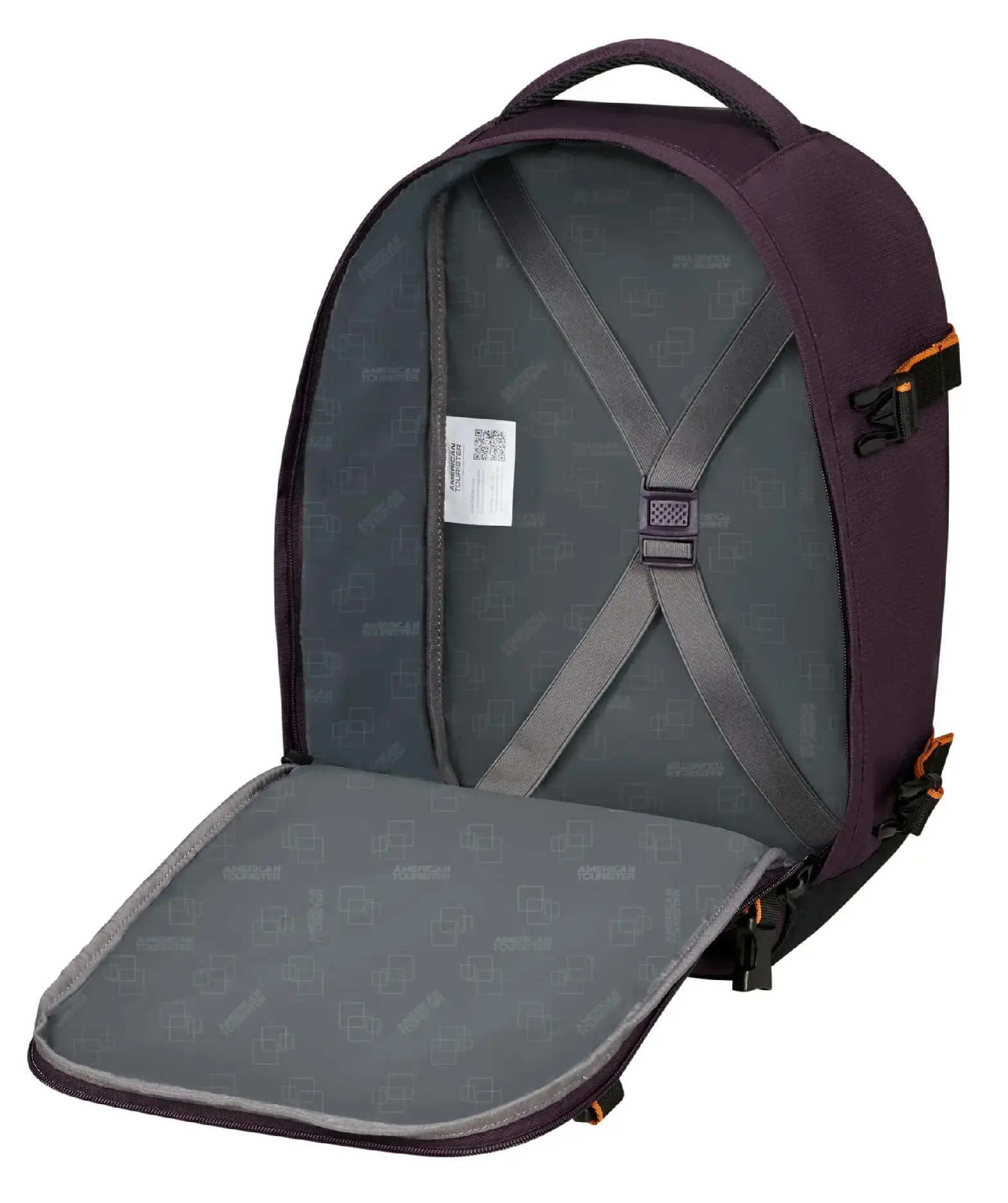 Plecak kabinowy American Tourister Take2Cabin Casual S Fioletowy