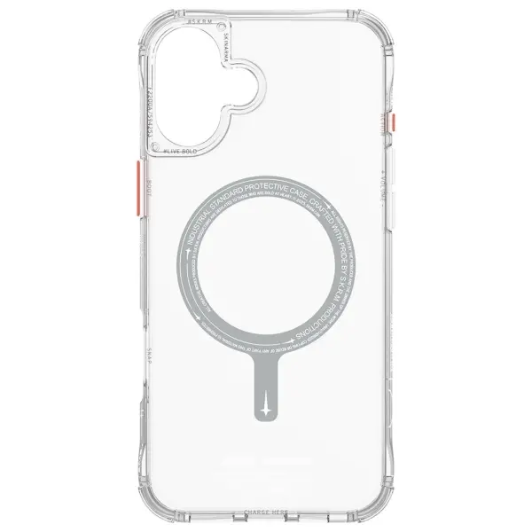 Etui Skinarma Saido Magnetic Charging do iPhone 16 Plus Przezroczysty