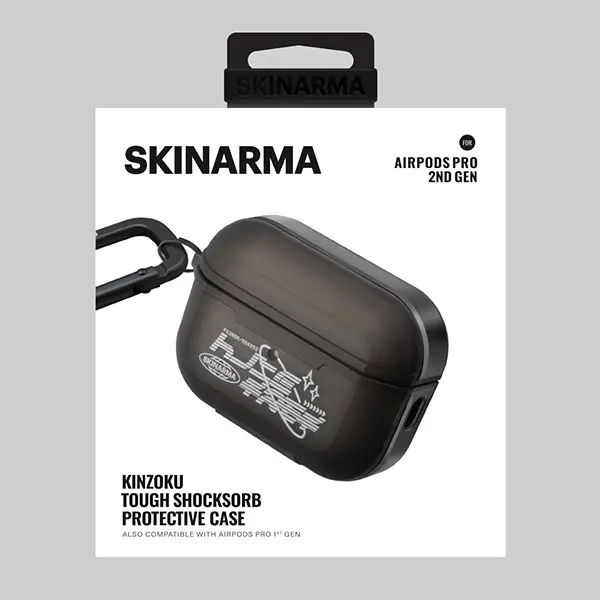 Etui na słuchawki Skinarma Kinzoku do AirPods Pro 2 Ciemnyszary