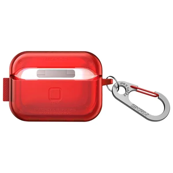 Etui na słuchawki Skinarma Saido do AirPods Pro 2 Czerwony