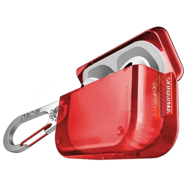 Etui na słuchawki Skinarma Saido do AirPods Pro 2 Czerwony