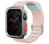 Pasek Skinarma Shokku Apple Watch 45/44/42mm Jasno-różowy