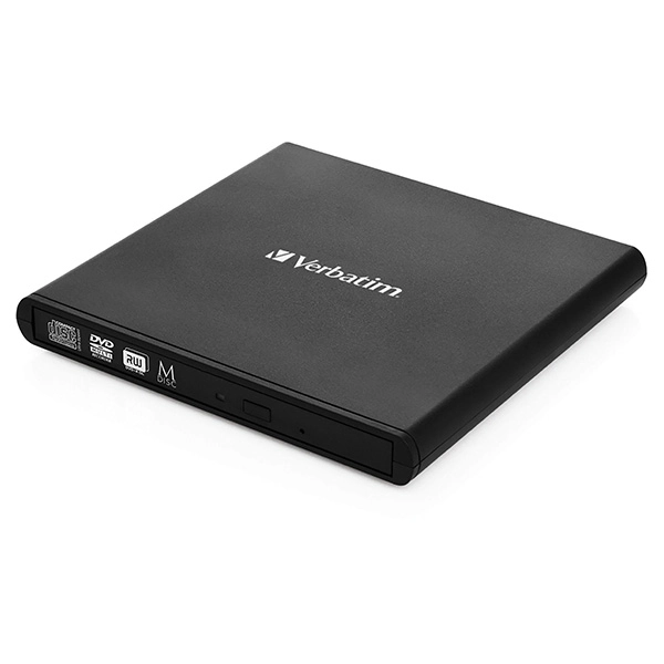 Nagrywarka Verbatim External Slimline CD/DVD 53504 Czarny