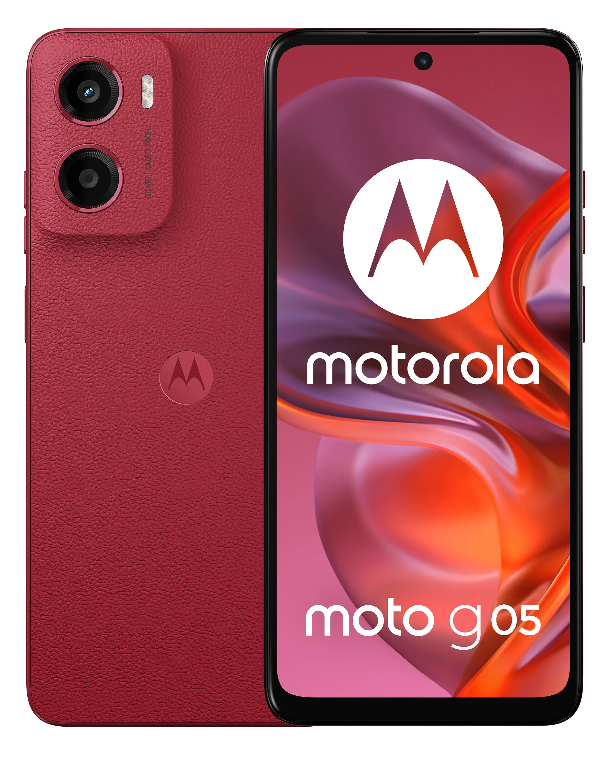 Smartfon Motorola moto g05 4/128GB 6,67" 90Hz 50Mpix Czerwony