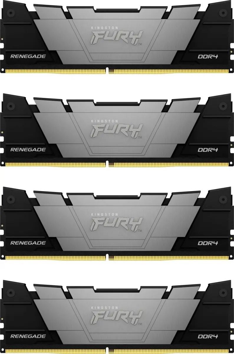 Pamięć RAM Kingston FURY Renegade DDR4 64GB (4 x 16GB) 3600 CL18 Szary