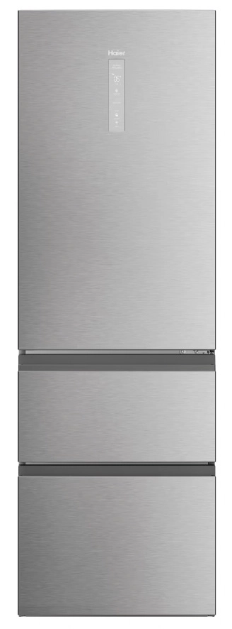 Lodówka Haier Seria 5 HTW5618CNMG Pełny No Frost 185cm Komora świeżości Zdalne sterowanie Inox