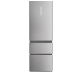 Lodówka Haier Seria 5 HTW5618CNMG Funkcje AI Pełny No Frost 185cm Komora świeżości Zdalne sterowanie Inox