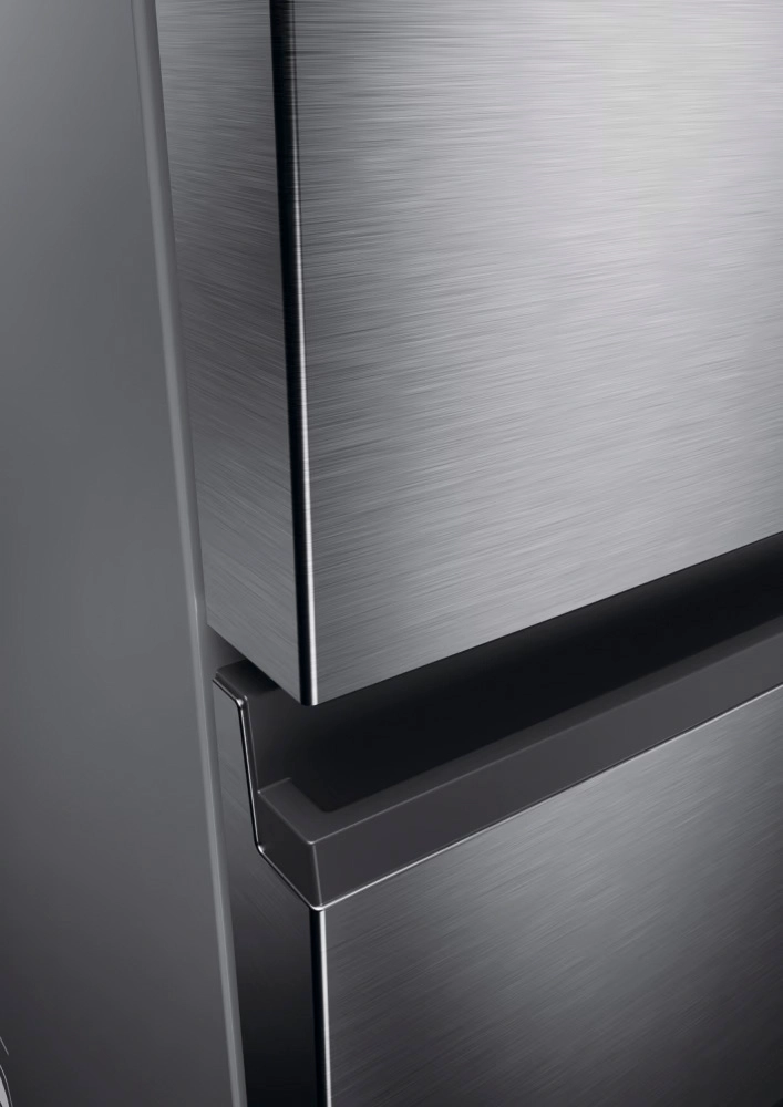 Lodówka Haier Seria 5 HTW5618CNMG Pełny No Frost 185cm Komora świeżości Zdalne sterowanie Inox