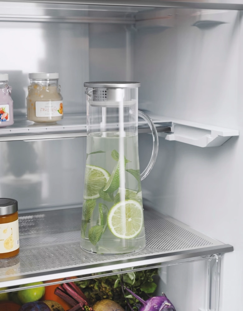Lodówka Haier Seria 5 HTW5618CNMG Pełny No Frost 185cm Komora świeżości Zdalne sterowanie Inox