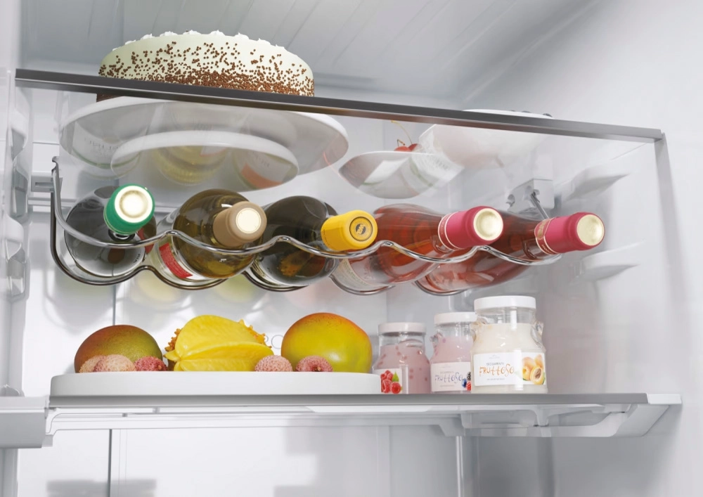 Lodówka Haier Seria 5 HTW5618CNMG Pełny No Frost 185cm Komora świeżości Zdalne sterowanie Inox