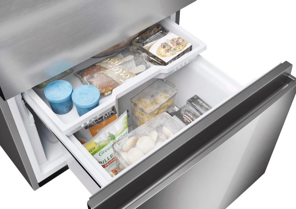 Lodówka Haier Seria 5 HTW5618CNMG Pełny No Frost 185cm Komora świeżości Zdalne sterowanie Inox