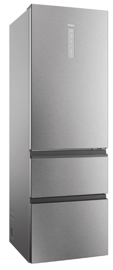 Lodówka Haier Seria 5 HTW5618CNMG Pełny No Frost 185cm Komora świeżości Zdalne sterowanie Inox