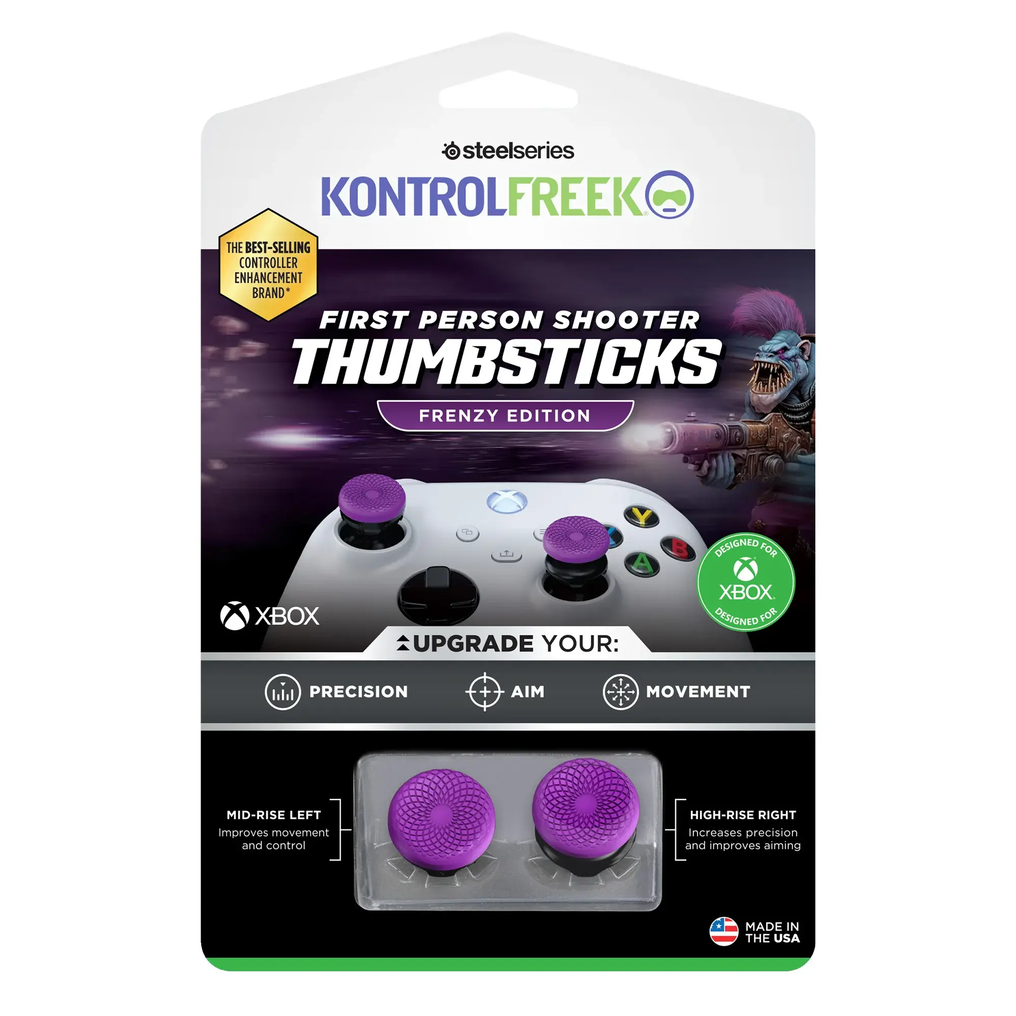 Nakładka SteelSeries Kontrolfreek 6100-XBX First Person Shooter Frenzy Edition