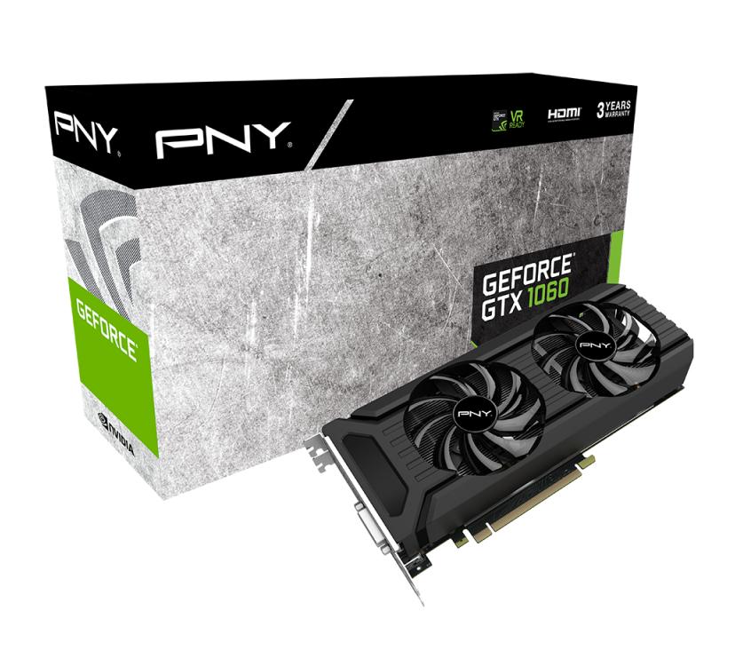 PNY GeForce GTX 1060 6GB GDDR5 192bit