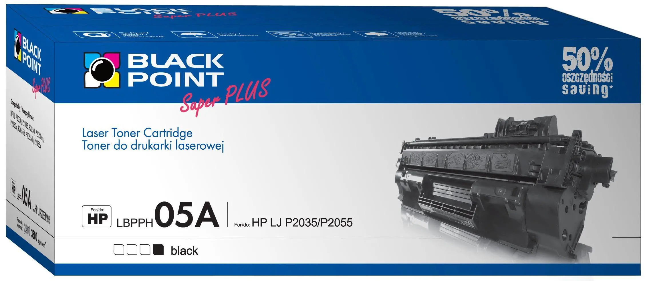 Toner Black Point LBPPH05A (zamiennik CE505A nr 05A) Czarny