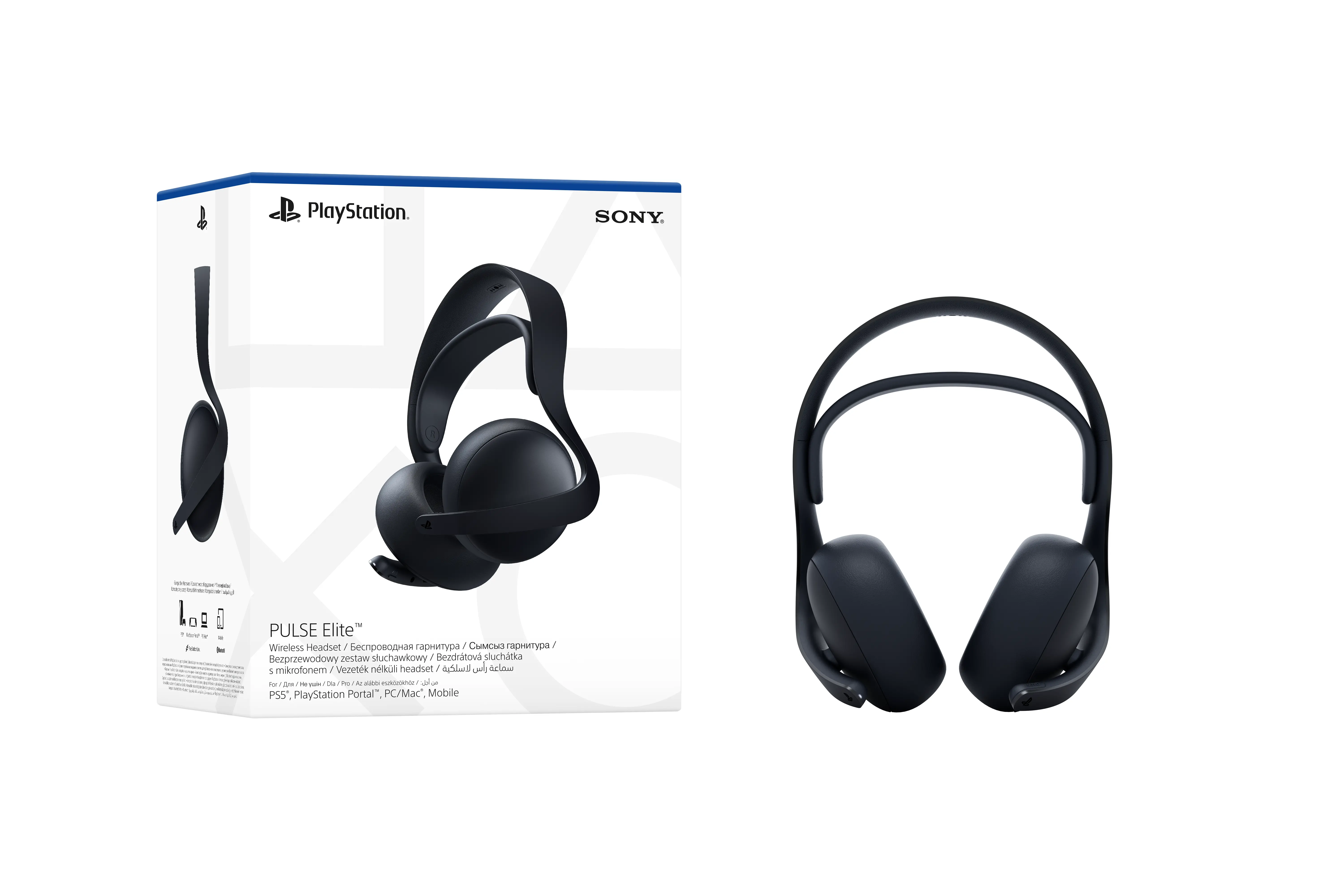 Słuchawki bezprzewodowe z mikrofonem Sony PULSE Elite Nauszne Czarny