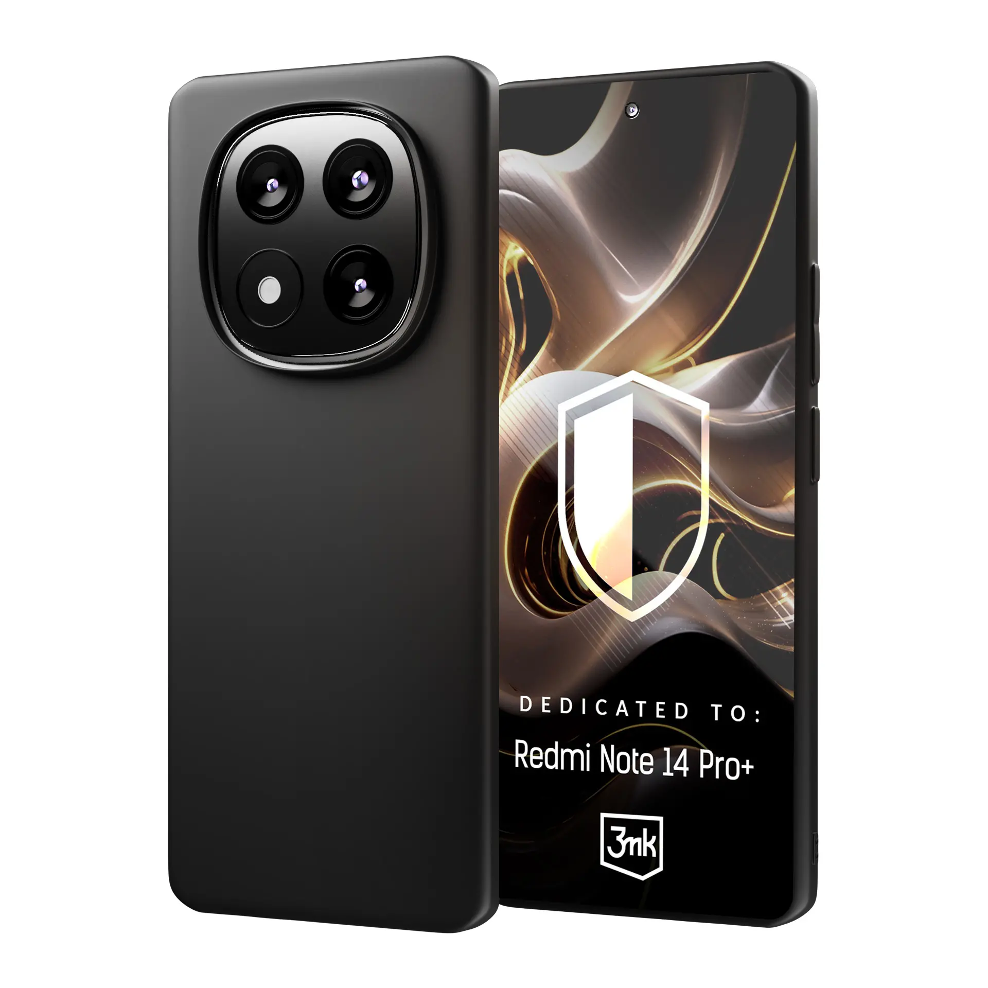 Etui 3mk Matt Case do Redmi Note 14 Pro+ Czarny