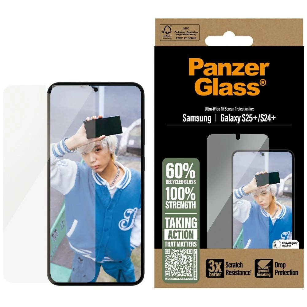 Szkło hartowane PanzerGlass Ultra-Wide Fit do Samsung Galaxy S25 Plus