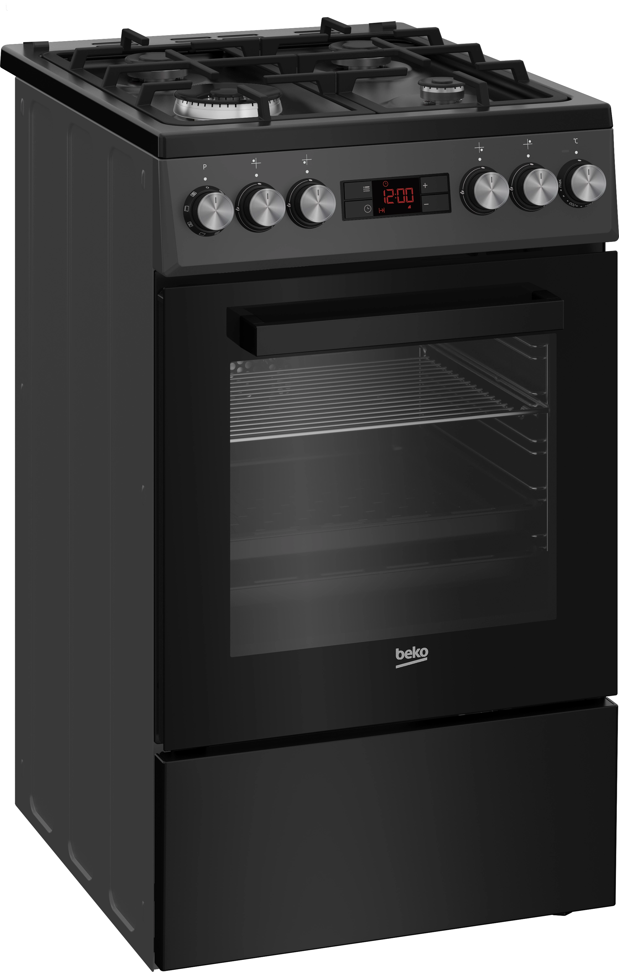 Kuchnia gazowo-elektryczna Beko b300 FSM51330DAOT Termoobieg