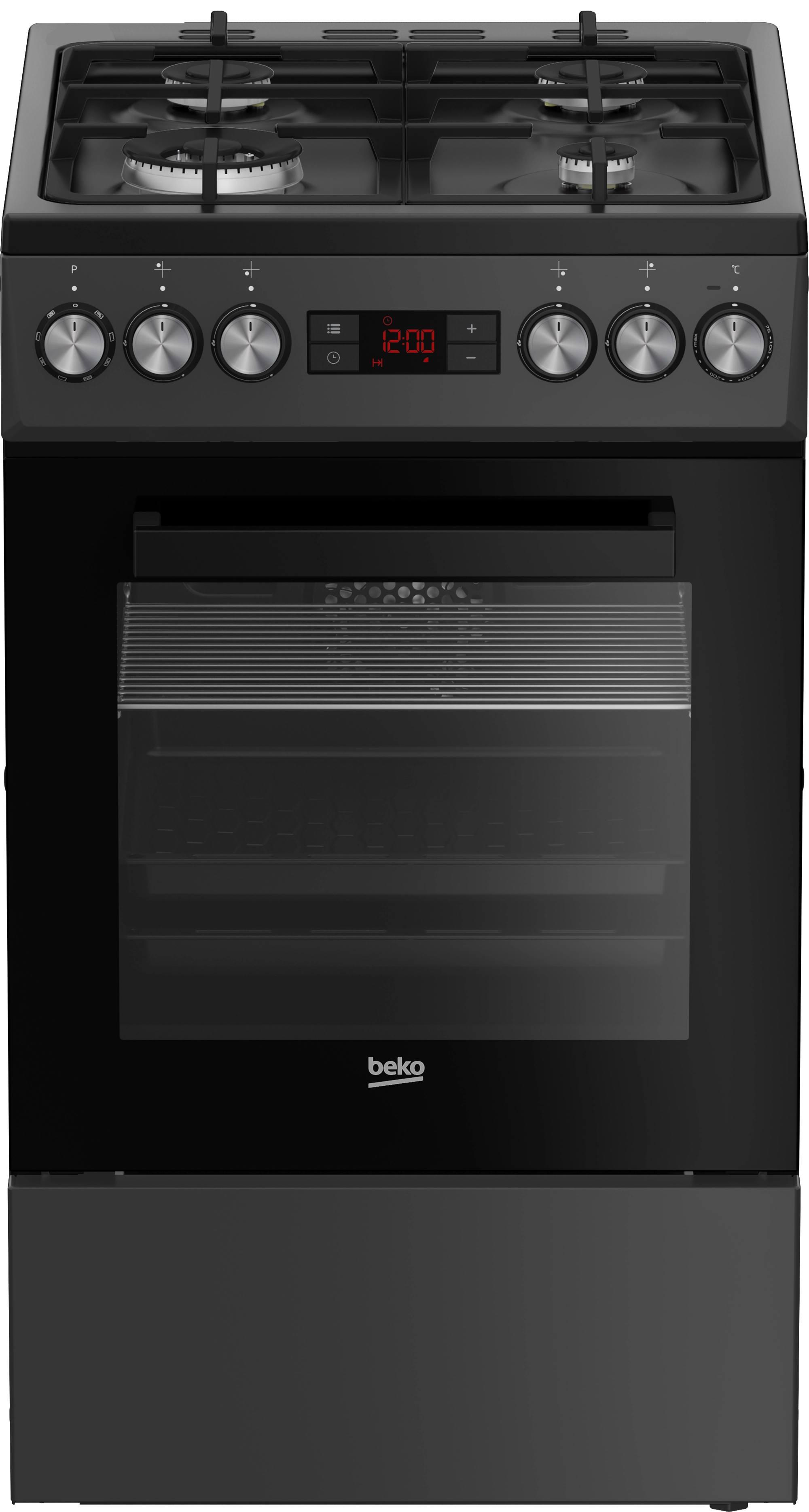 Kuchnia gazowo-elektryczna Beko b300 FSM51330DAOT Termoobieg
