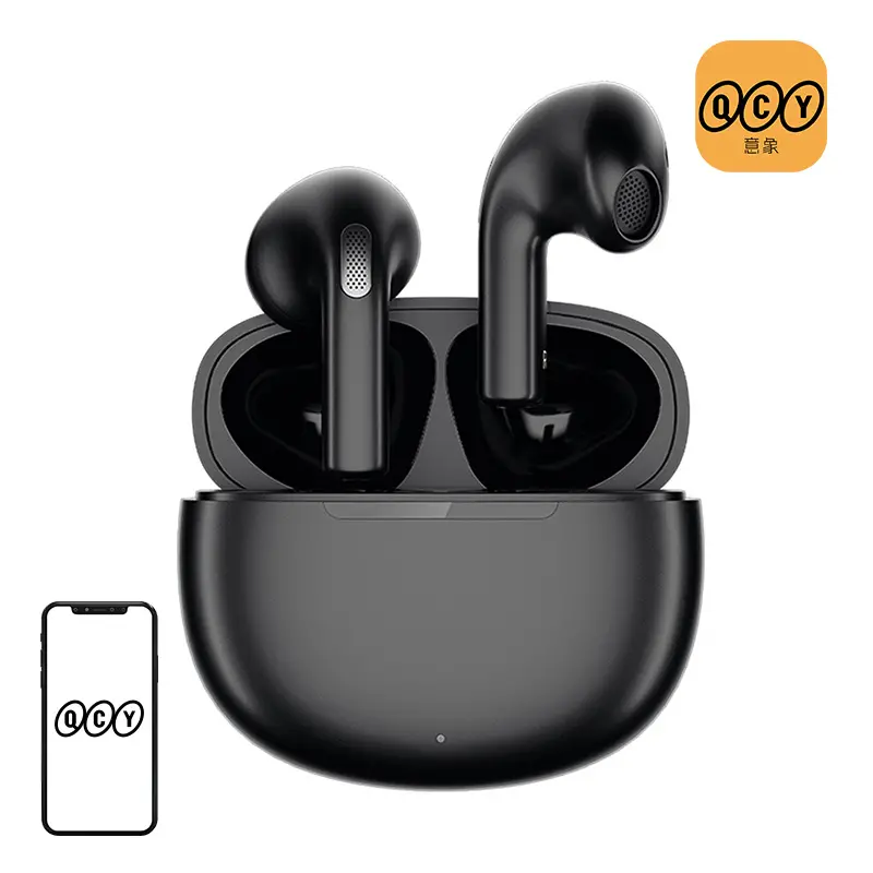 Słuchawki bezprzewodowe QCY AilyPods T20 Douszne Bluetooth 5.3 Czarny