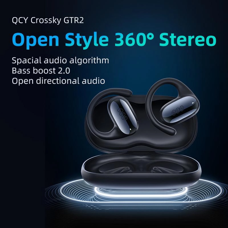 Słuchawki bezprzewodowe QCY T30 Crossky GTR2 Douszne Bluetooth 5.4 Czarny